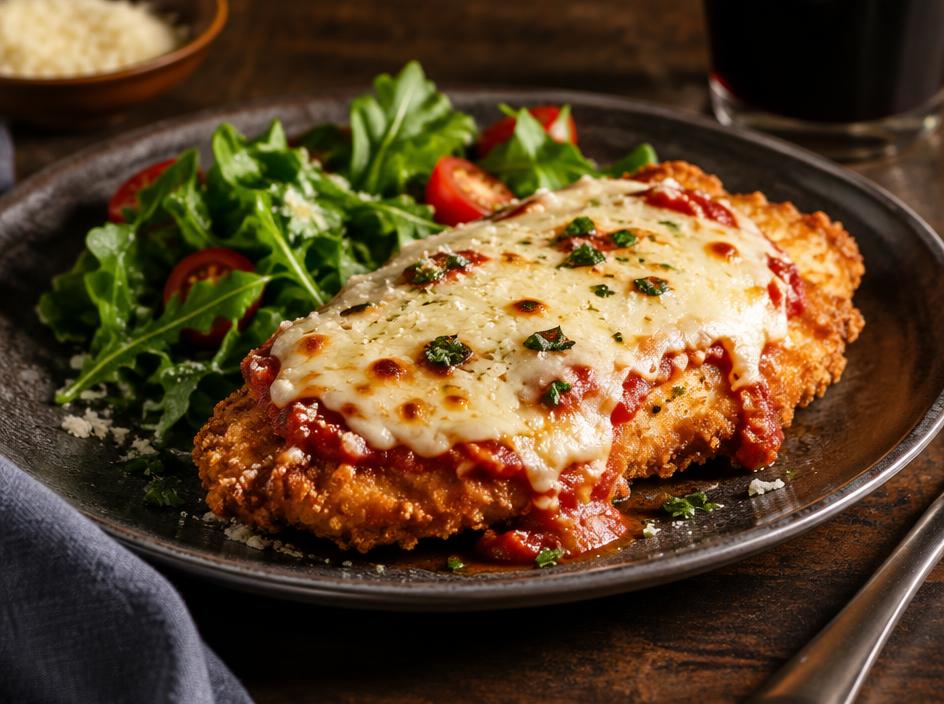 Frango à parmegiana na Air Fryer