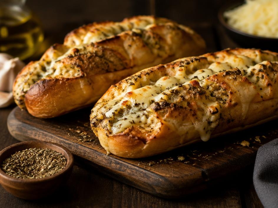 Pão de alho recheado