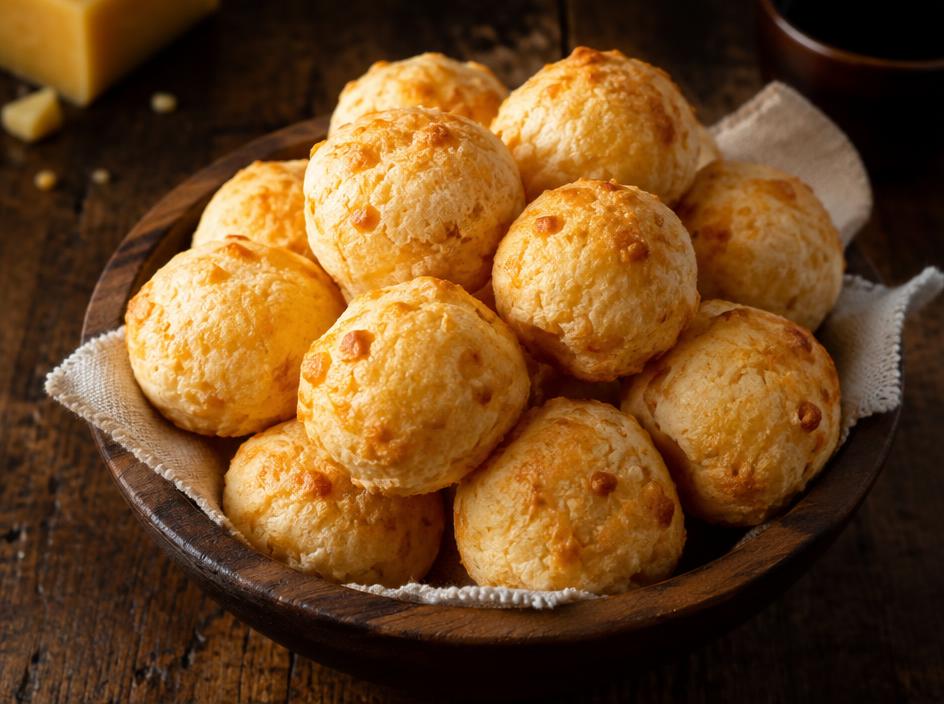 Pão de queijo de frigideira… na airfryer