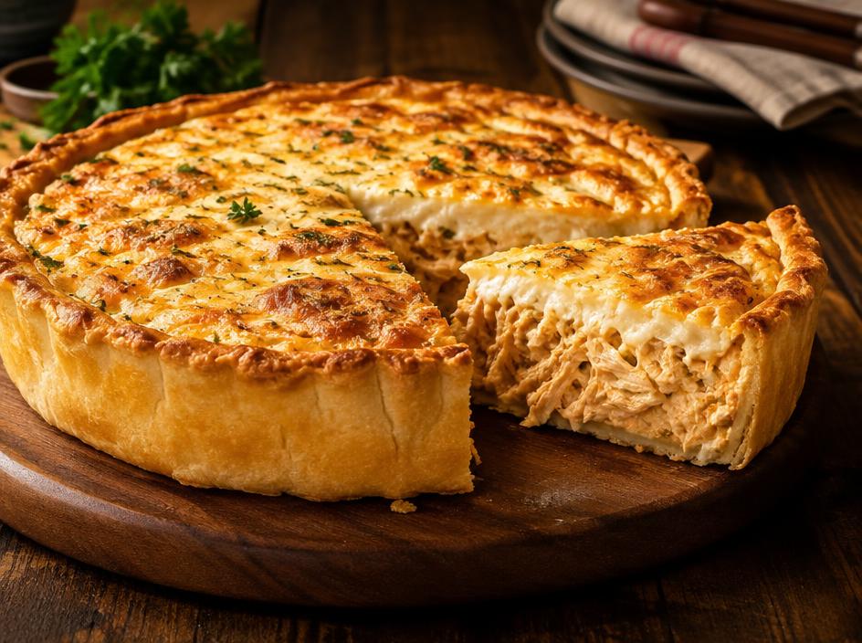 Torta cremosa de frango